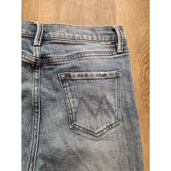 Mother 'The Double Dazzler In Lbo" womens Jeans 30x23.5 crop ankle straight fit - Picture 2 of 11